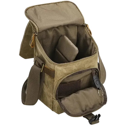 Men's Digital Shoulder Bag, Wear-Resistant Fabric, Multi-Device Camera Bag