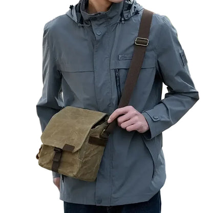 Men's Digital Shoulder Bag, Wear-Resistant Fabric, Multi-Device Camera Bag