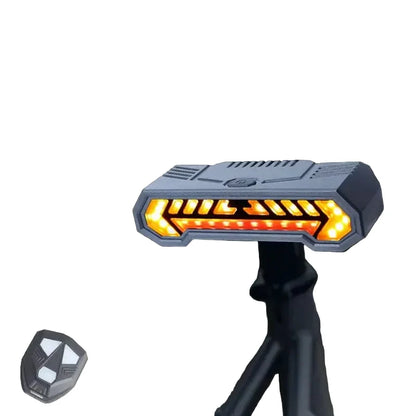 USB Rechargeable 40-LED Bicycle Tail Light with Remote Turn Signals