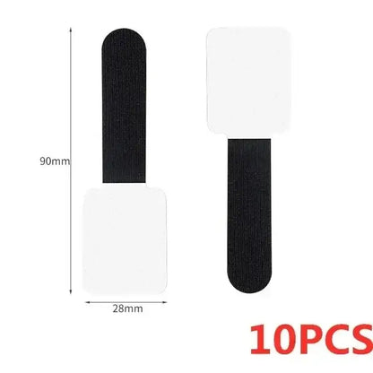 Reusable Cable Ties with Self-Adhesive Power Cord Holder