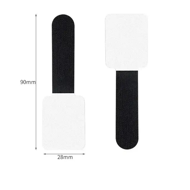 Reusable Cable Ties with Self-Adhesive Power Cord Holder