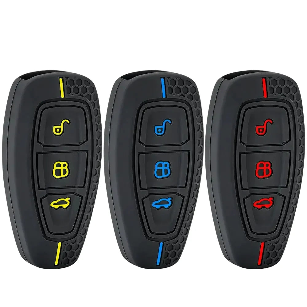 Silicone Remote Key Case for Ford Focus, Mondeo, Fiesta, Kuga, EcoSport, Transit & Grand C-Max