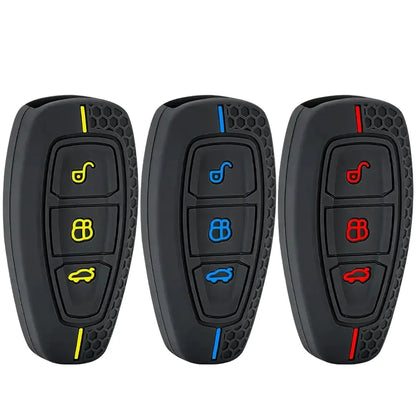 Silicone Remote Key Case for Ford Focus, Mondeo, Fiesta, Kuga, EcoSport, Transit & Grand C-Max