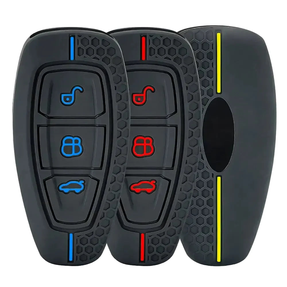 Silicone Remote Key Case for Ford Focus, Mondeo, Fiesta, Kuga, EcoSport, Transit & Grand C-Max
