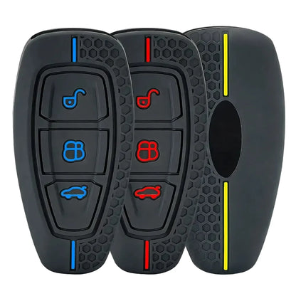 Silicone Remote Key Case for Ford Focus, Mondeo, Fiesta, Kuga, EcoSport, Transit & Grand C-Max