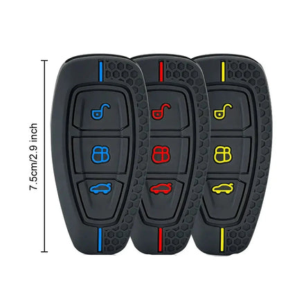 Silicone Remote Key Case for Ford Focus, Mondeo, Fiesta, Kuga, EcoSport, Transit & Grand C-Max