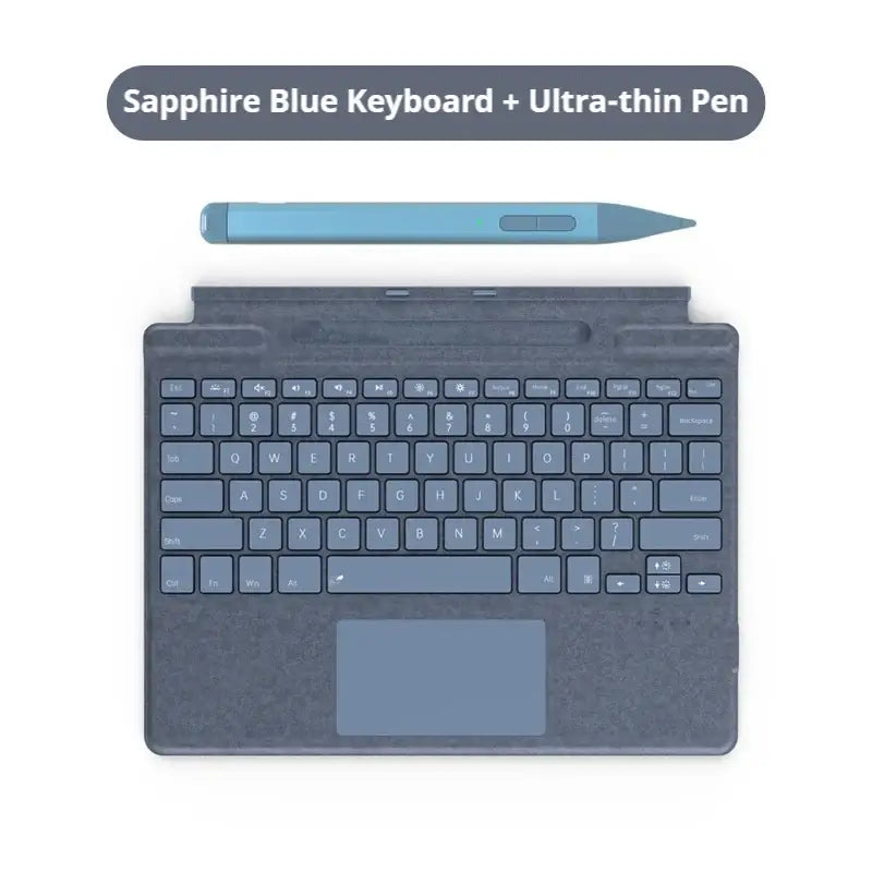 Surface Pro 8/9/X/10/11 Bluetooth Magnetic Keyboard with Touchpad, Pen Slot & 7 Colors available