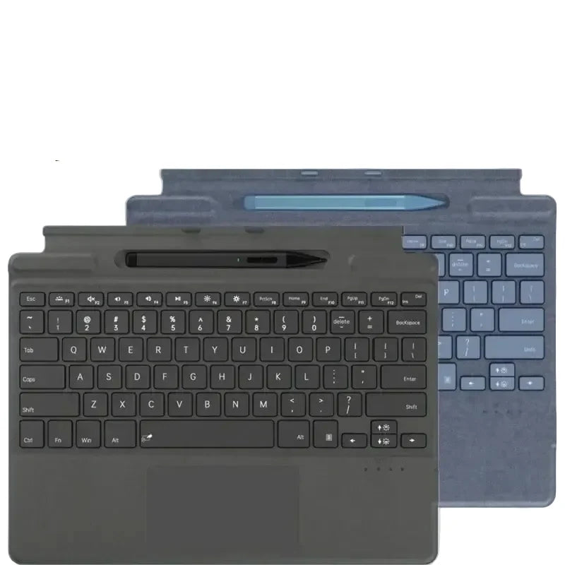Surface Pro 8/9/X/10/11 Bluetooth Magnetic Keyboard with Touchpad, Pen Slot & 7 Colors available