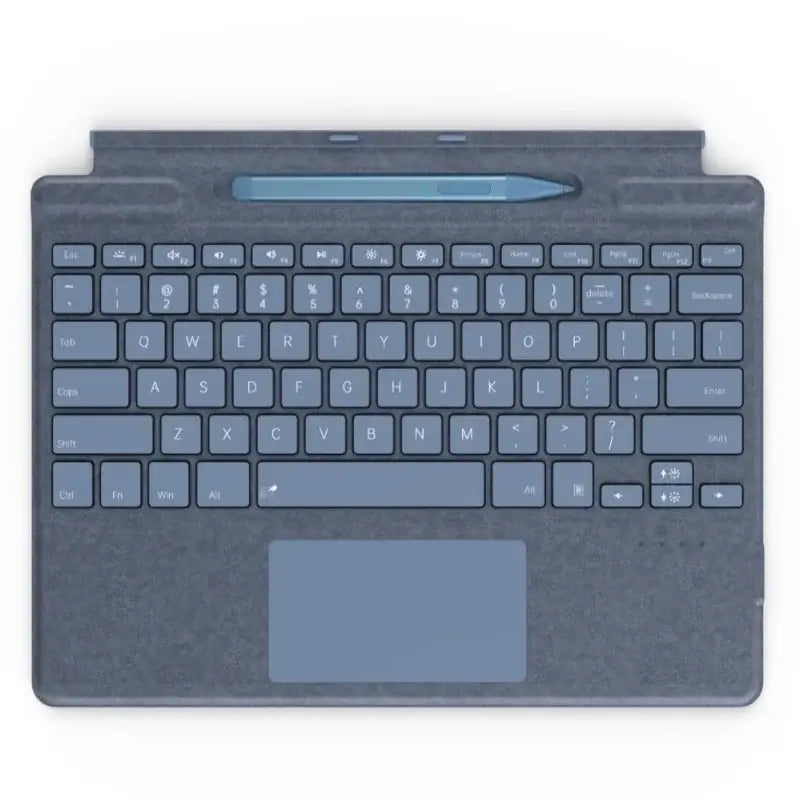 Upgraded Bluetooth Magnetic Keyboard with Touchpad & Pen Slot for Surface Pro 8, 9, 10, 11 & X – 7-Color Backlit