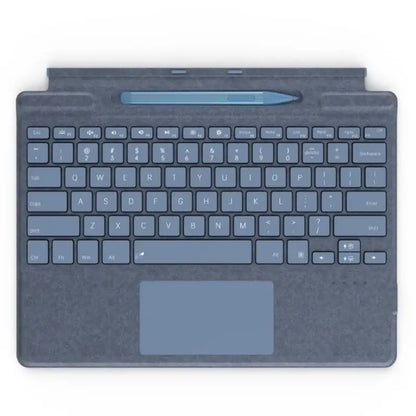 Upgraded Bluetooth Magnetic Keyboard with Touchpad & Pen Slot for Surface Pro 8, 9, 10, 11 & X – 7-Color Backlit