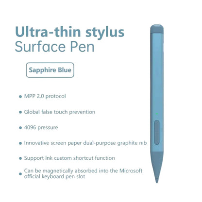 Surface Pro 8/9/X/10/11 Bluetooth Magnetic Keyboard with Touchpad, Pen Slot & 7 Colors available