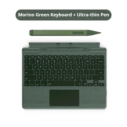 Surface Pro 8/9/X/10/11 Bluetooth Magnetic Keyboard with Touchpad, Pen Slot & 7 Colors available