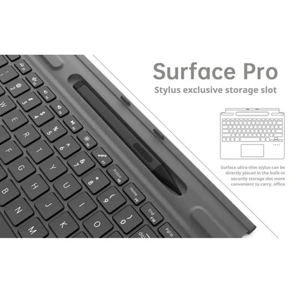 Surface Pro 8/9/X/10/11 Bluetooth Magnetic Keyboard with Touchpad, Pen Slot & 7 Colors available
