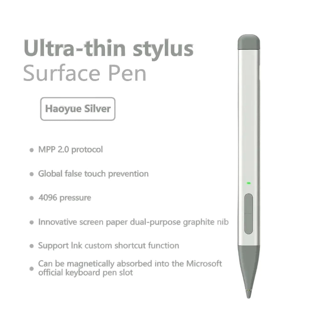Surface Pro 8/9/X/10/11 Bluetooth Magnetic Keyboard with Touchpad, Pen Slot & 7 Colors available