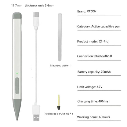 Surface Pro 8/9/X/10/11 Bluetooth Magnetic Keyboard with Touchpad, Pen Slot & 7 Colors available