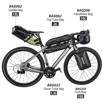 Waterproof Bike packing Bag Set for Long-Distance Cycling