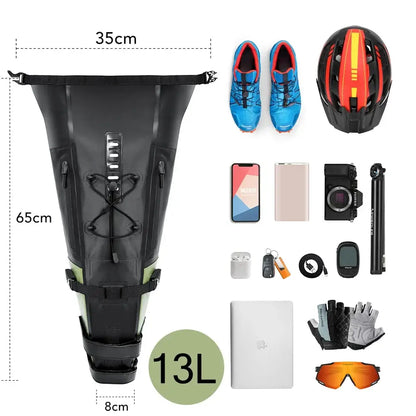 Waterproof Bike packing Bag Set for Long-Distance Cycling