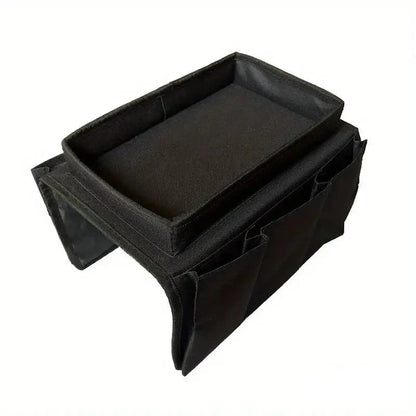 No-Slip Sofa Armrest Organizer with Storage Pockets