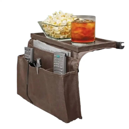 No-Slip Sofa Armrest Organizer with Storage Pockets