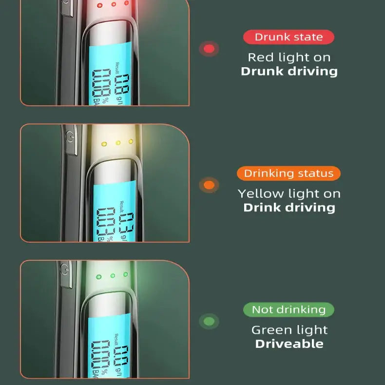 Non-Contact High-Precision Alcohol Tester - Breathalyzer