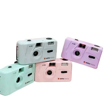 Reusable Retro Film Camera with Manual Flash Function (4 colours available)