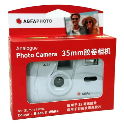Reusable Retro Film Camera with Manual Flash Function (4 colours available)