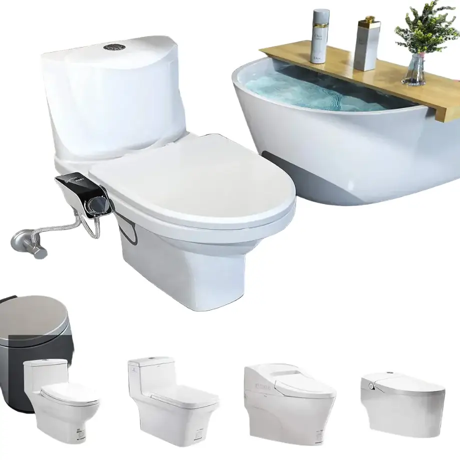 Non-Electric Dual Nozzle Toilet Seat Attachment (different types available)