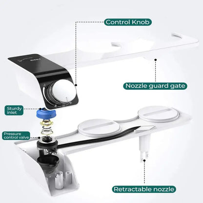 Non-Electric Dual Nozzle Toilet Seat Attachment (different types available)
