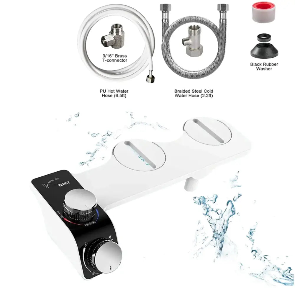 Non-Electric Dual Nozzle Toilet Seat Attachment (different types available)