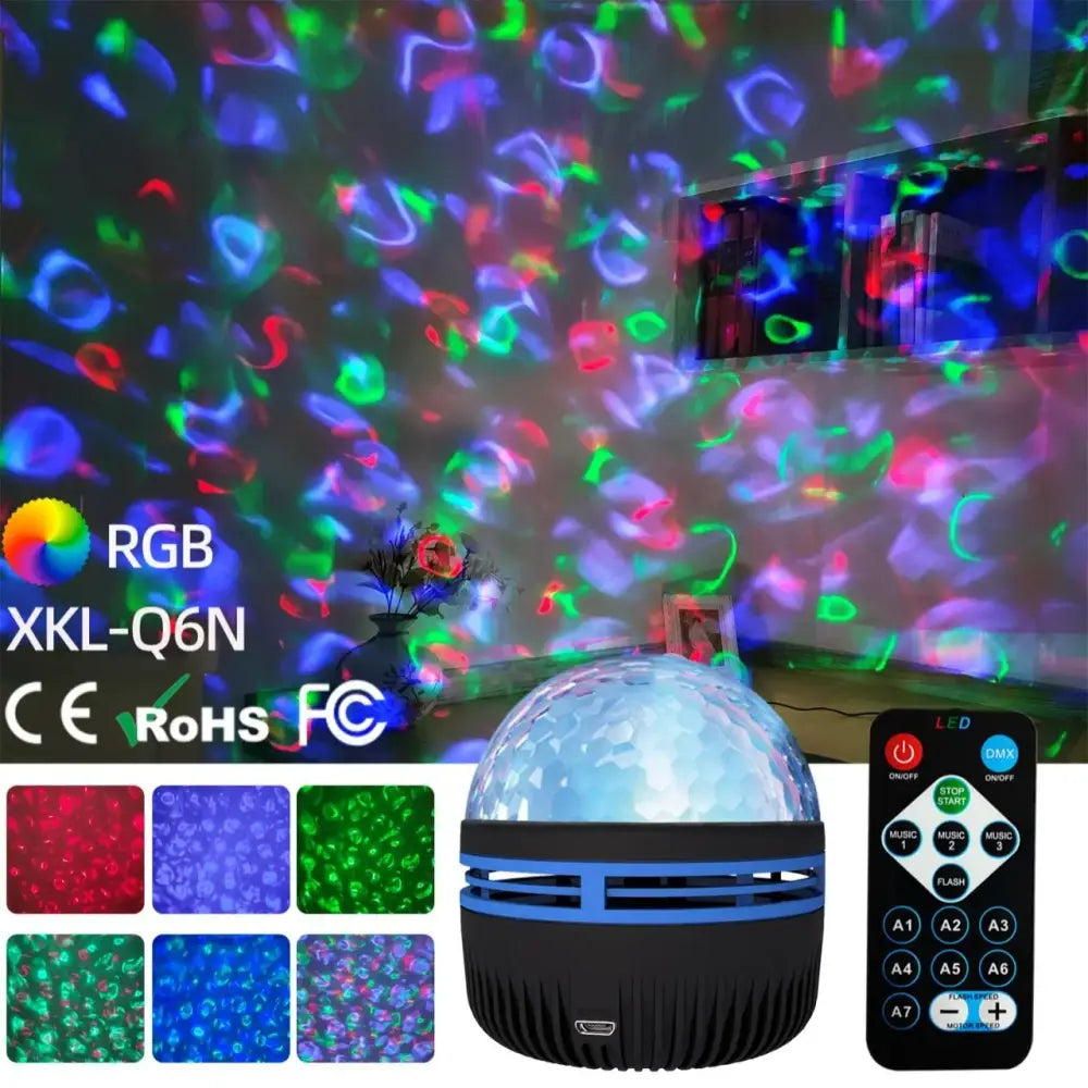 Northern Lights Starry Sky Projector LED Night Light with Remote Control