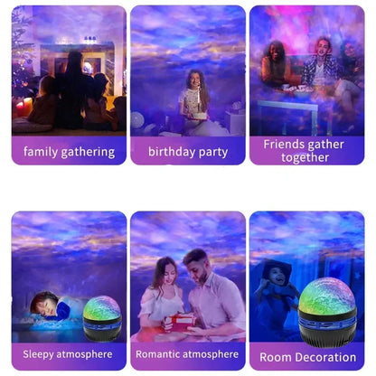 Northern Lights Starry Sky Projector LED Night Light with Remote Control