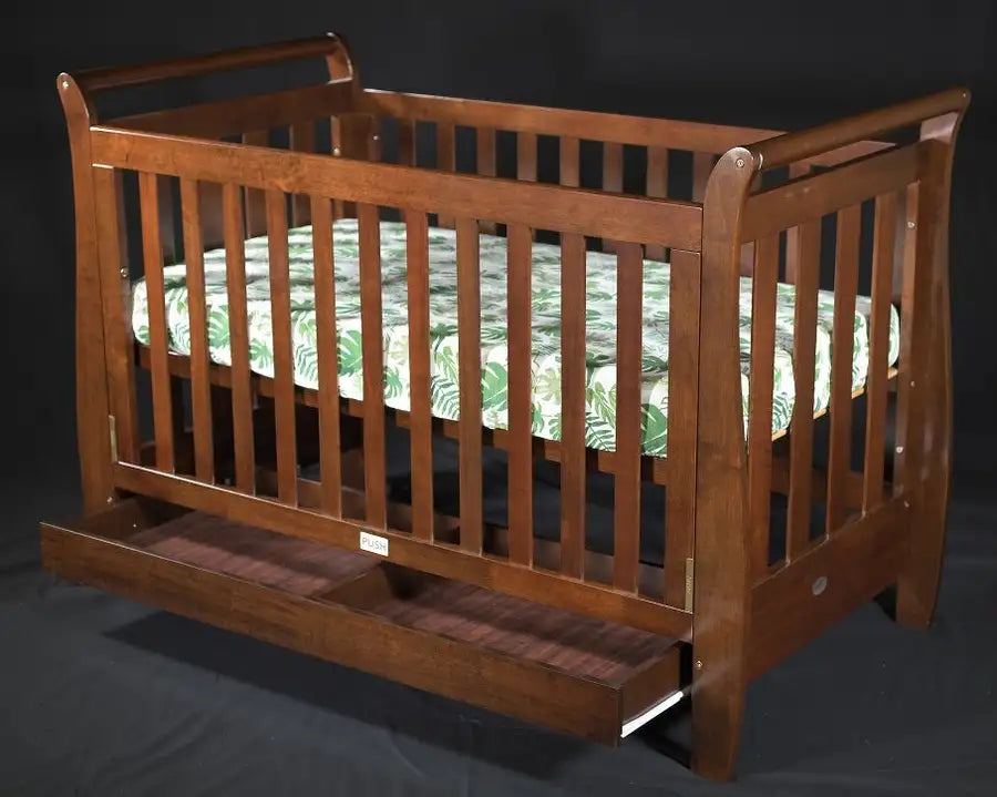 Kapai NOVA Wooden Drop Side Cot - Babyonline