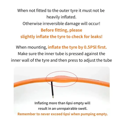 Ultralight 28g TPU Inner Tube, 700C x 18/25/28/32 Road Bike Tube with 45/65/85mm Presta Valve