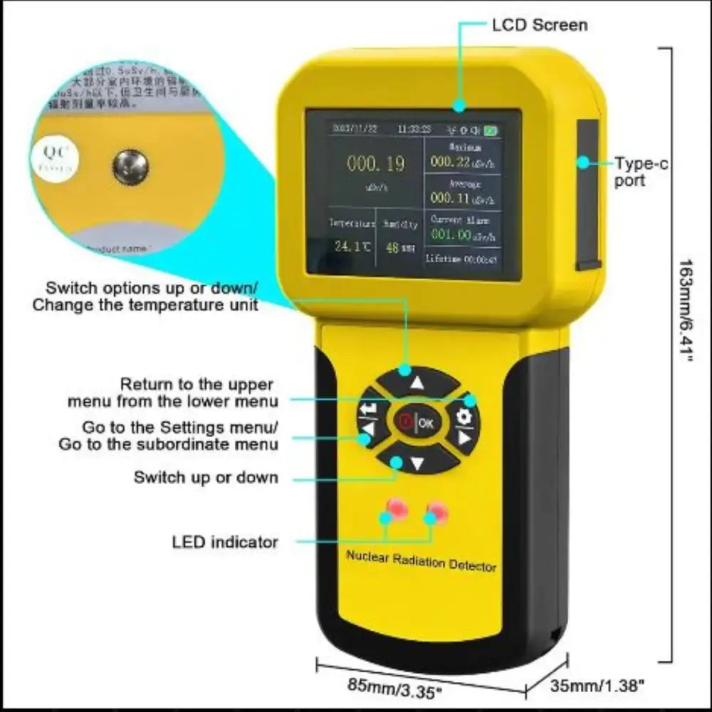 Nuclear Radiation Detector Geiger
