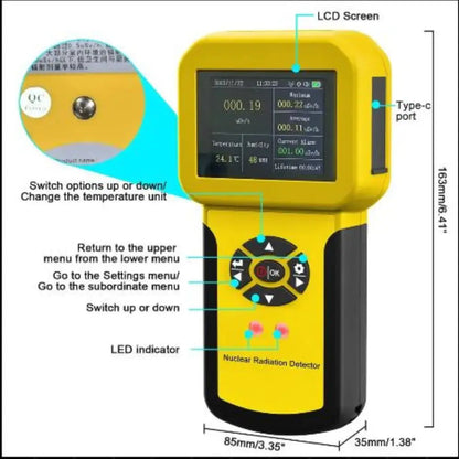 Nuclear Radiation Detector Geiger