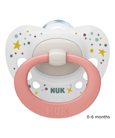 NUK Signature Silicone Soother - Orthodontic & BPA-Free | 2-Pack