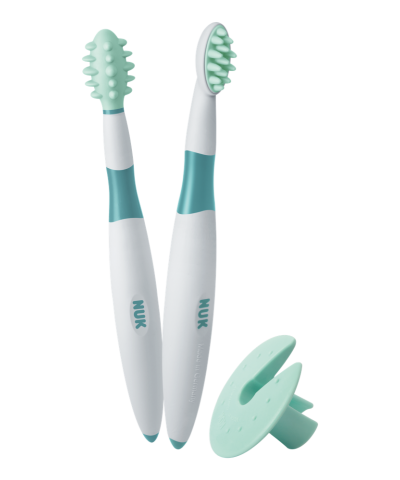NUK Training Toothbrush Set - Gentle & Safe Dental Care for Babie