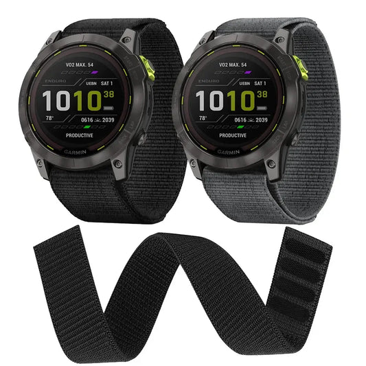 Nylon Hook & Loop Strap for the Garmin Instinct 2/2S (available in 2 colours)