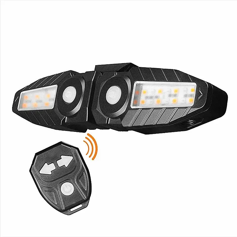 Wireless Remote-Controlled Bike Tail Light with Turn Signals (Waterproof)