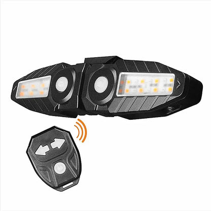 Wireless Remote-Controlled Bike Tail Light with Turn Signals (Waterproof)