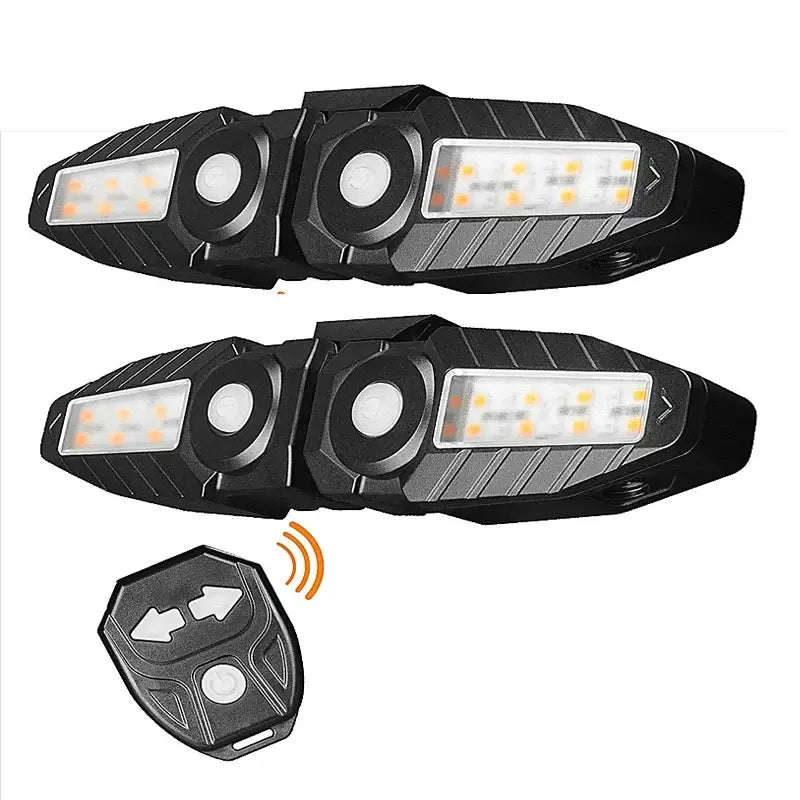 Wireless Remote-Controlled Bike Tail Light with Turn Signals (Waterproof)