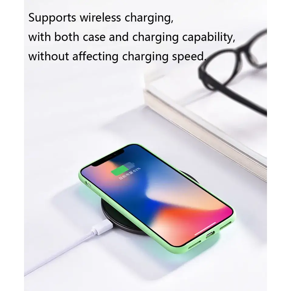 Silicone iPhone Case (iPhone 7 - 11 Series) - Available in multiple colours