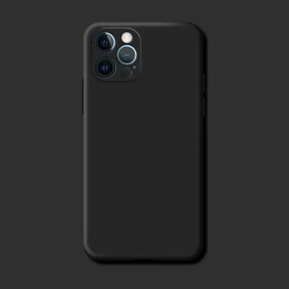 Black Silicone iPhone Case (All iPhone Models)
