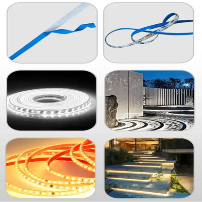 5M Outdoor Solar LED Waterproof Strip Light