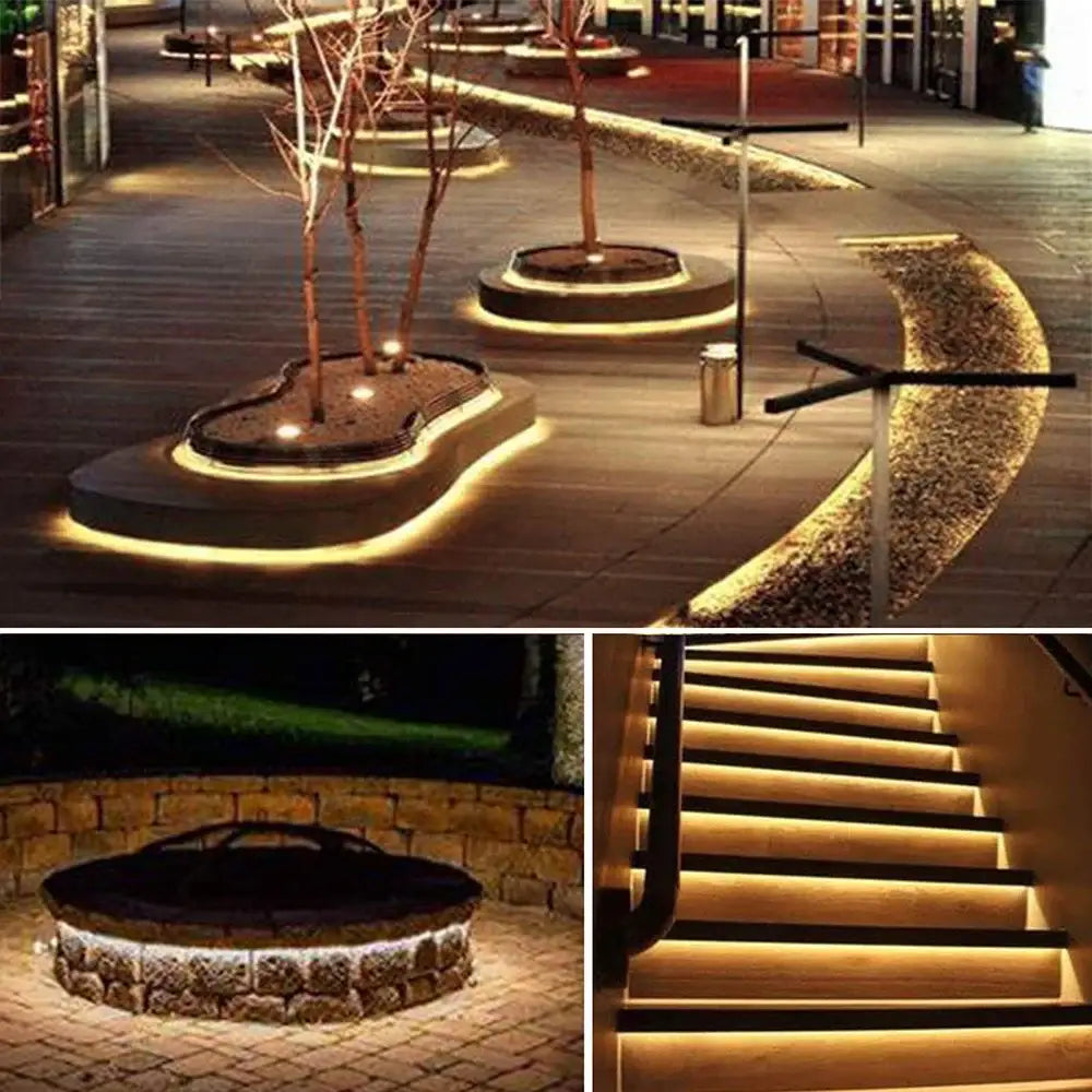 5M Outdoor Solar LED Waterproof Strip Light