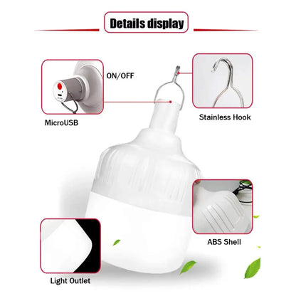 Outdoor USB Rechargeable LED Lamp