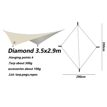 Outdoor UV resistant Tarp