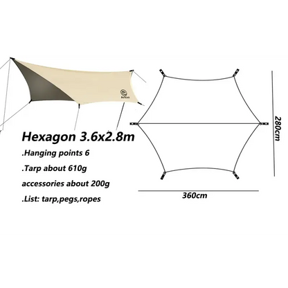 Outdoor UV resistant Tarp