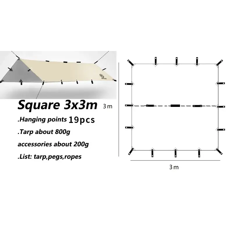 Outdoor UV resistant Tarp