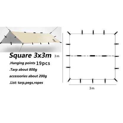 Outdoor UV resistant Tarp